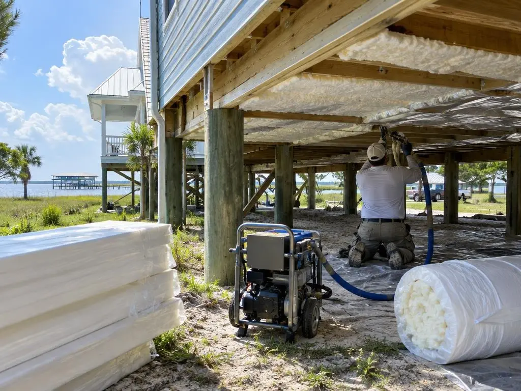 Crawl Space & Raised Floor Insulation in Biloxi, MS